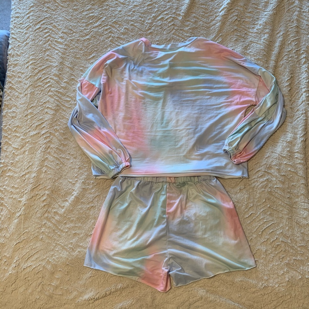 Tie Dye Pajama Set Sz L NWOT - Picture 3 of 5
